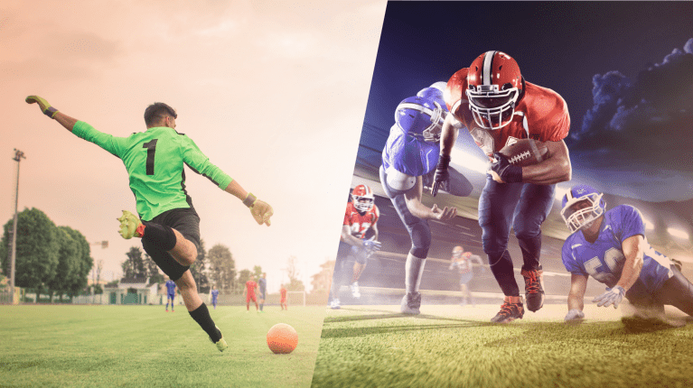 American sports entertainment model is completely different from the European sports model